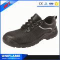 Sapatas de trabalho pretas Ufa077 da segurança do dedo do pé do tipo de China